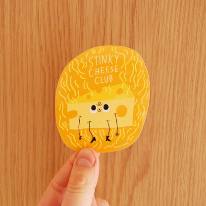 "Stinky Cheese Club" Sticker