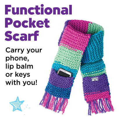 Learn to Knit a Pocket Scarf