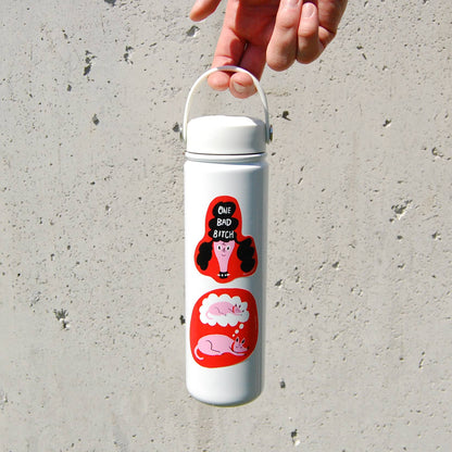 "One Bad B*tch" Sticker