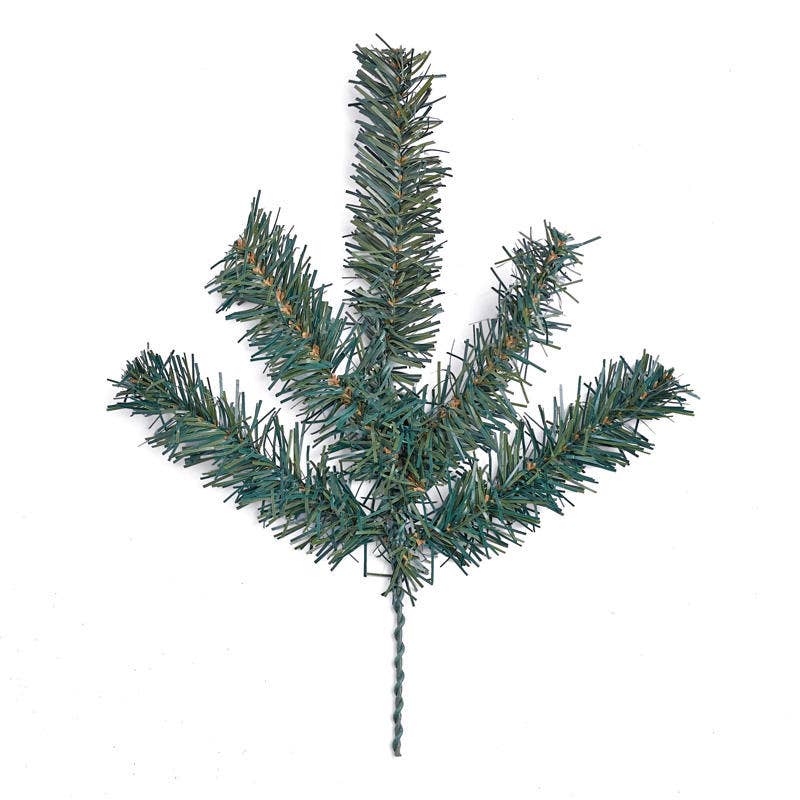 19" Artificial Canadian Pine Branch