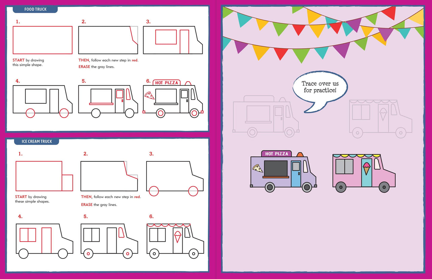 Learn to Draw... Cars, Trucks, & Trains!