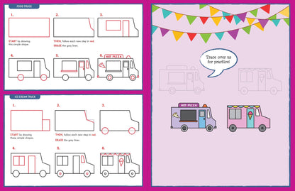 Learn to Draw... Cars, Trucks, & Trains!