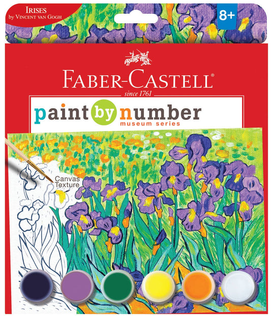 Faber-Castell Paint by Number Museum Series "Irises - Van Gogh"