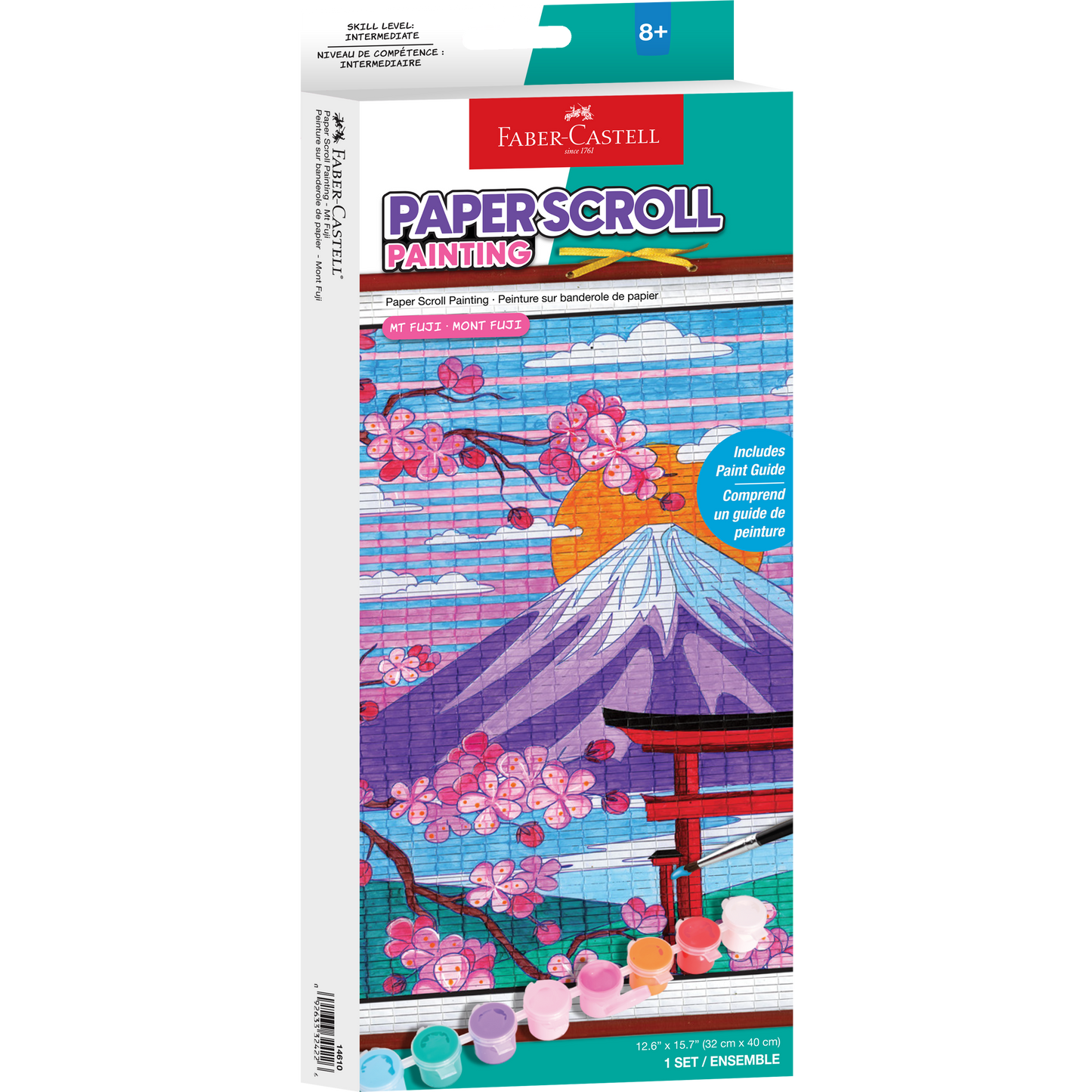 Faber-Castell Paper Scroll Painting Kit for Kids "Mount Fuji"