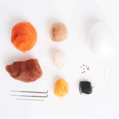 Needle Felting Kit "Pumpkin Latte"