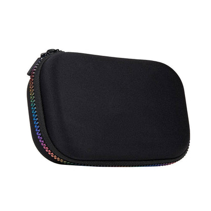 ZIPIT Black & Rainbow Storage Box, Pencil Box for School