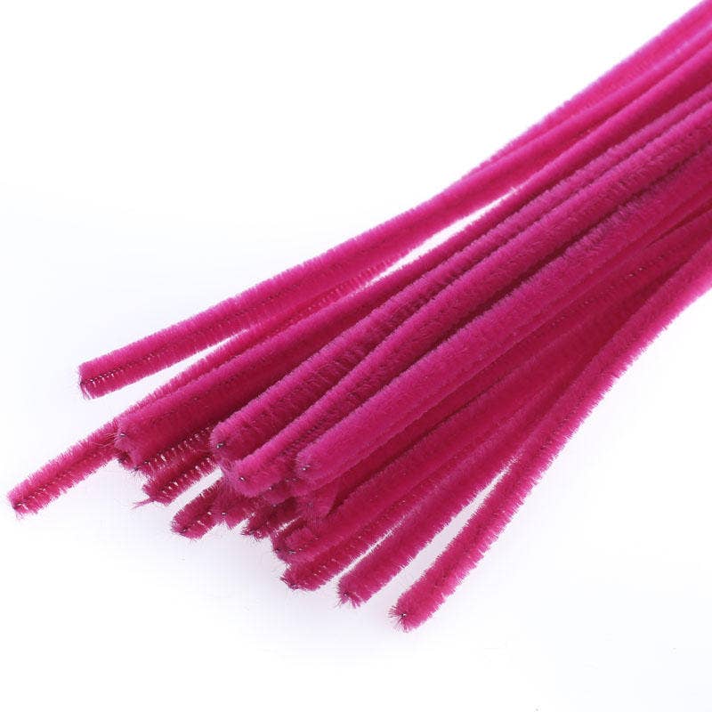 12" Pipe Cleaner Chenille Stems (Packs of 25)