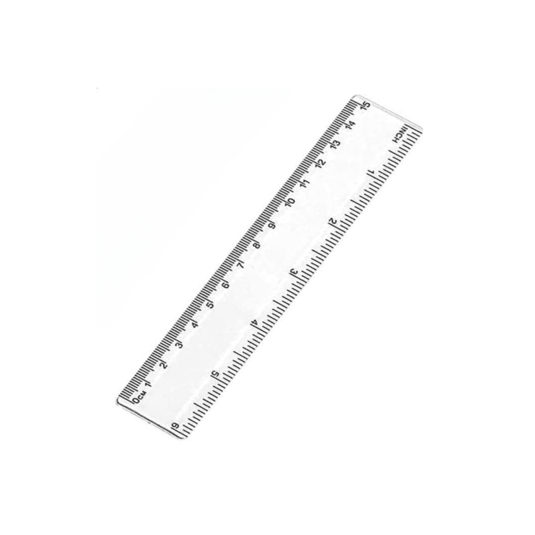 Clear Plastic Ruler 6