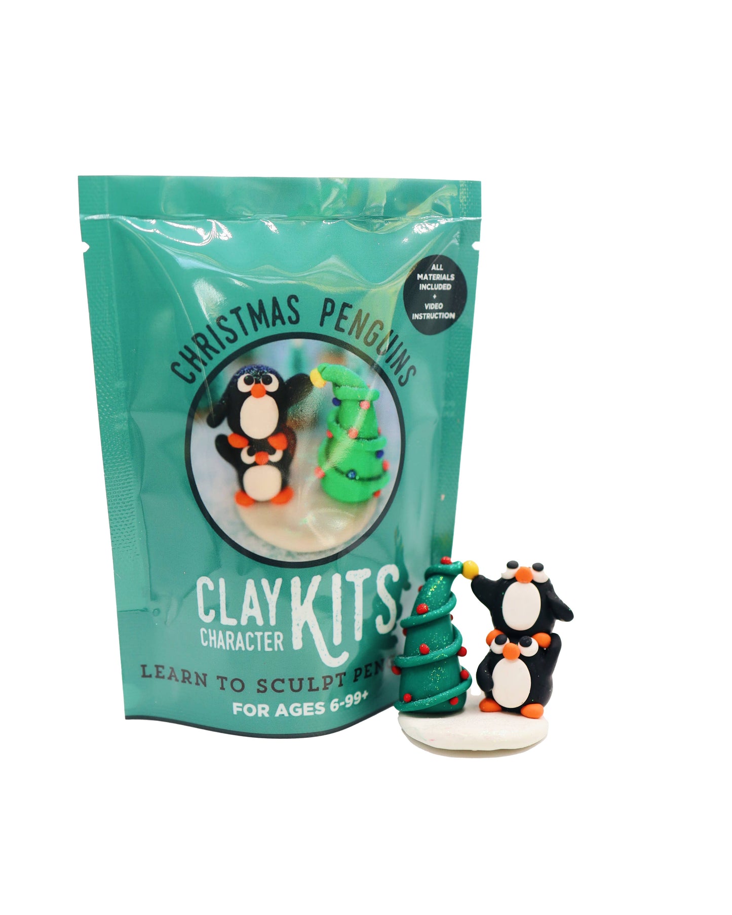 🇨🇦 "Stacked Penguins" DIY Polymer Clay Craft Kit