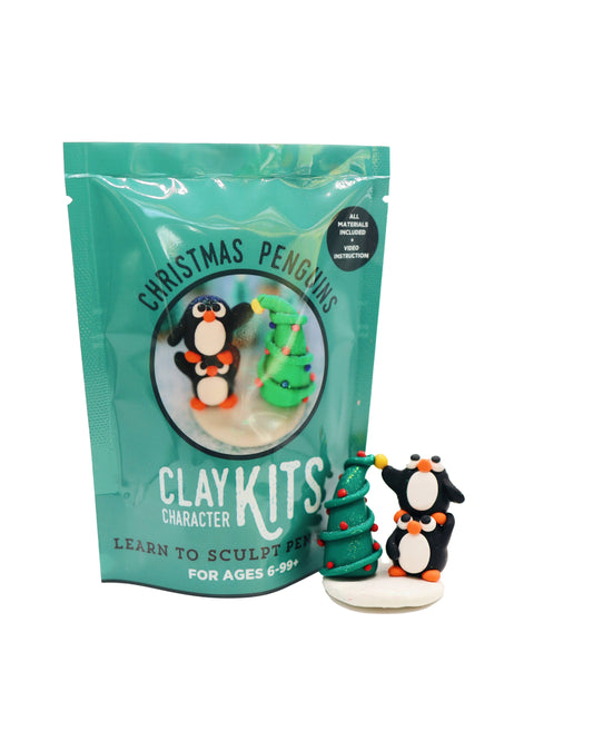 🇨🇦 "Stacked Penguins" DIY Polymer Clay Craft Kit