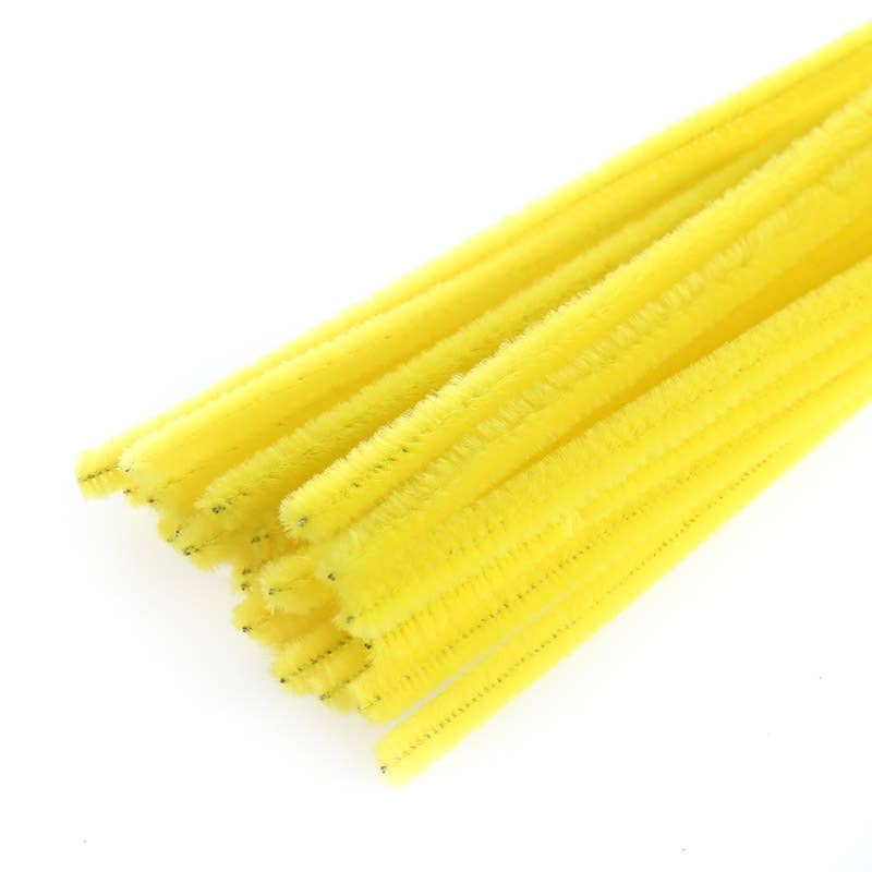 12" Pipe Cleaner Chenille Stems (Packs of 25)