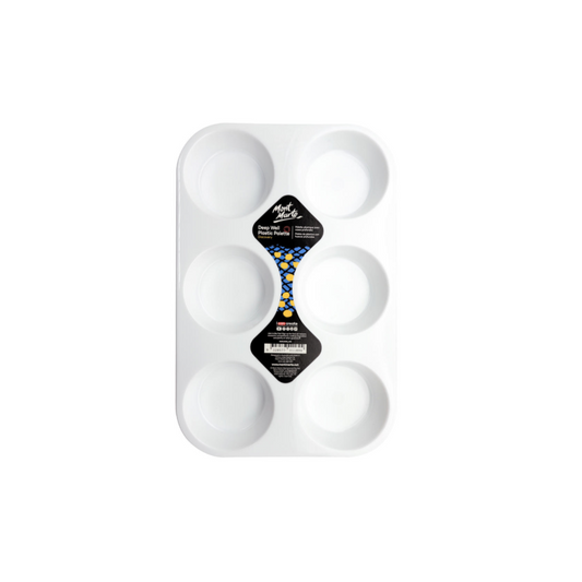Mont Marte Deep Well Plastic Palette - 6 wells