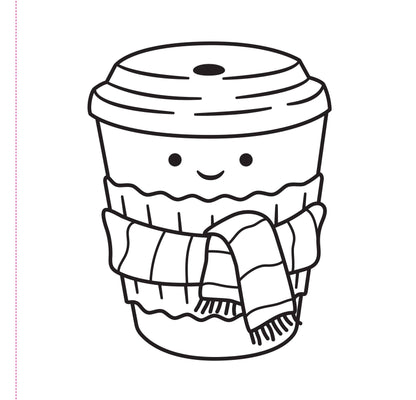 "Colour Me Cozy" Colouring Book