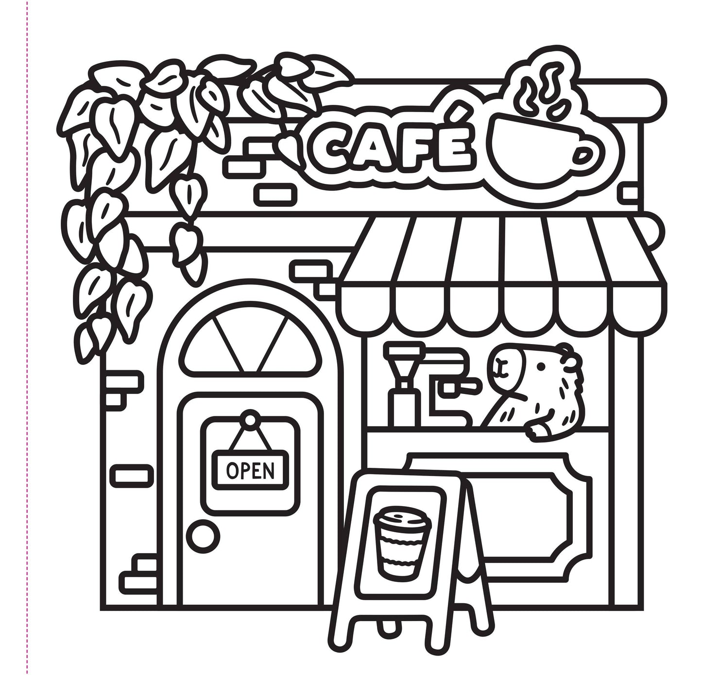 "Colour Me Comfy" Colouring Book