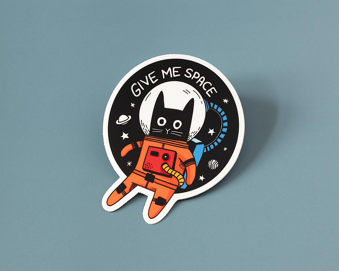 "Give Me Space Cat" Vinyl Sticker