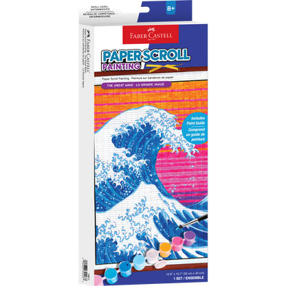 Faber-Castell Paper Scroll Painting Kit for Kids "The Great Wave"