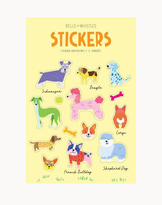 Dogs Clear Stickers