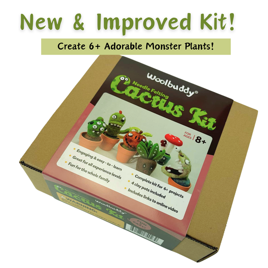 Woolbuddy Needle Felting Kit "Cactus Set"