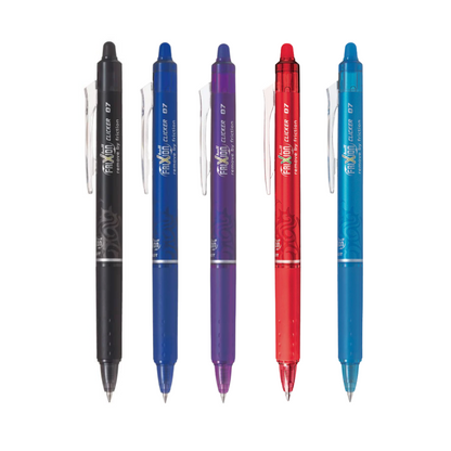 Frixion Eraseable Ink Click Pens (0.7mm)
