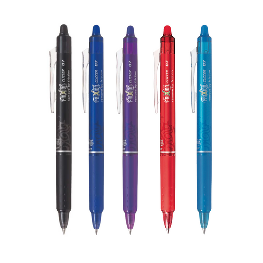 Frixion Eraseable Ink Click Pens (0.7mm)