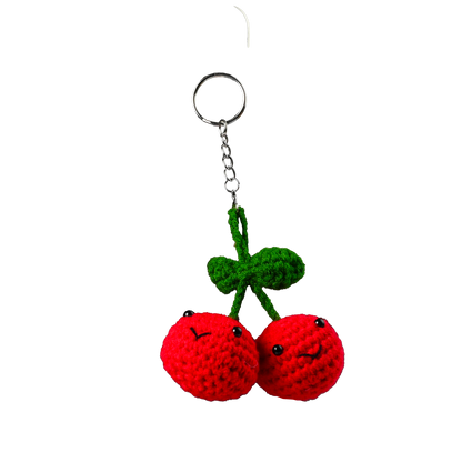 "Cherries" DIY Keychain Crochet Kit