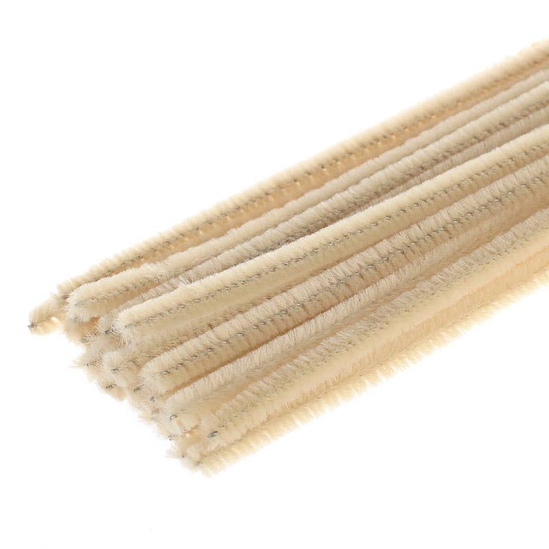 12" Pipe Cleaner Chenille Stems (Packs of 25)