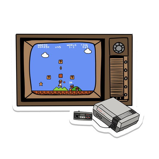 "Gaming TV" Sticker