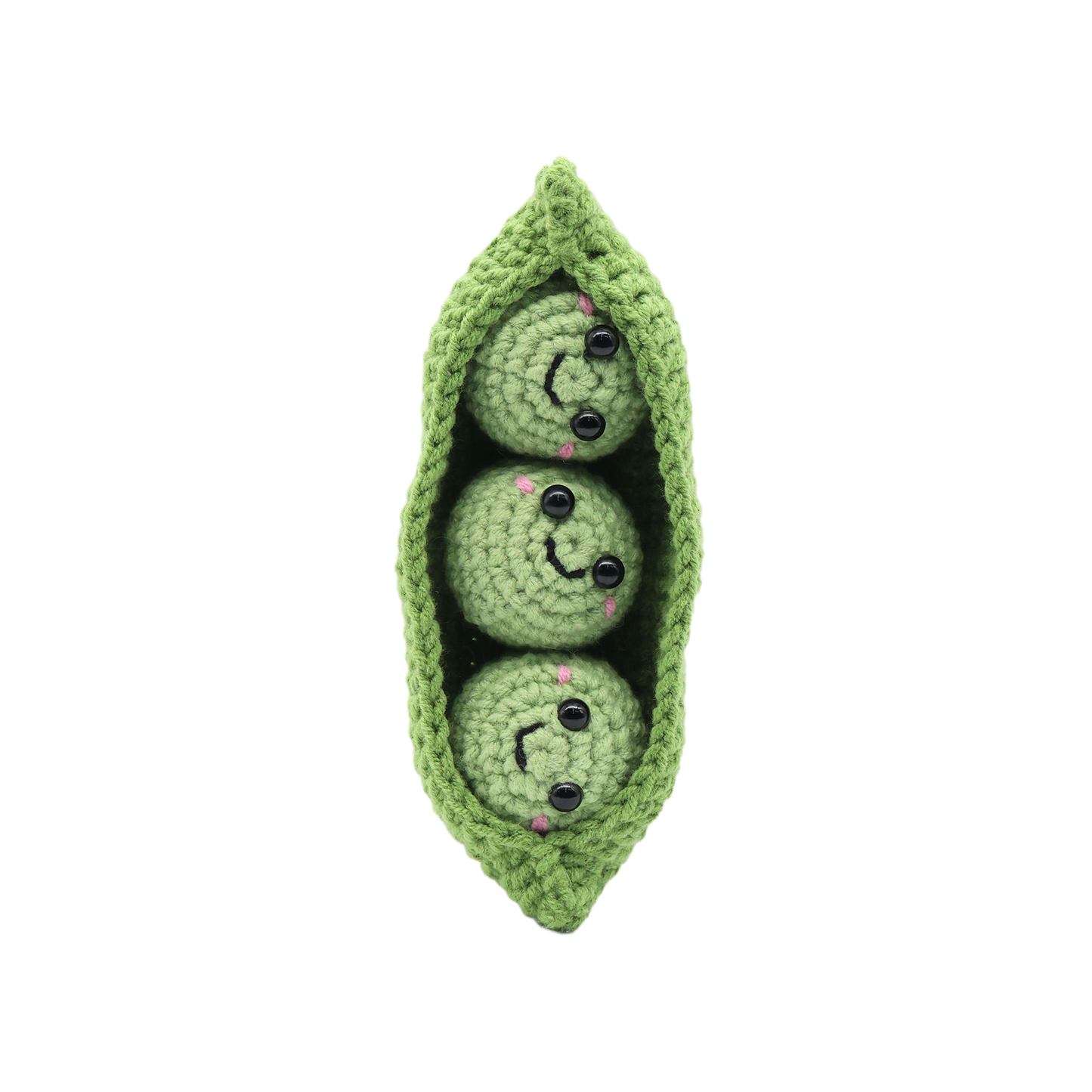 "Peas in a Pod" DIY Keychain Crochet Kit