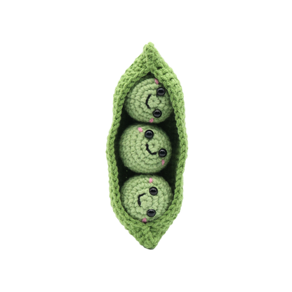 "Peas in a Pod" DIY Keychain Crochet Kit