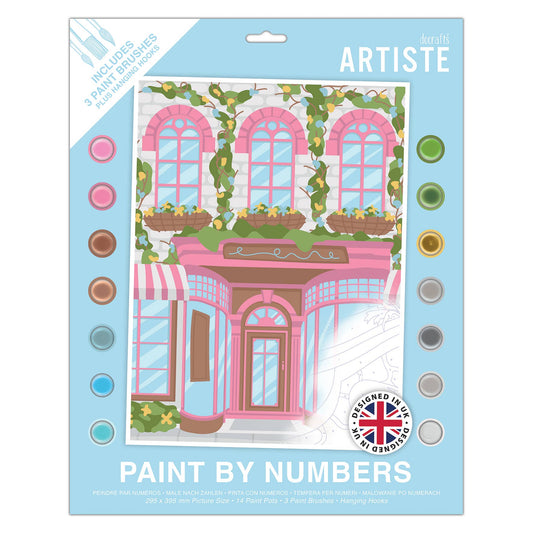 Paint by Numbers "Shop Front" 13x16"