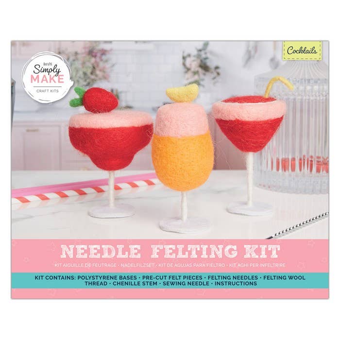 Needle Felting Kit "Cocktails"