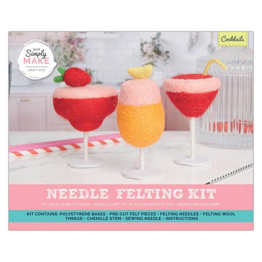Needle Felting Kit "Cocktails"