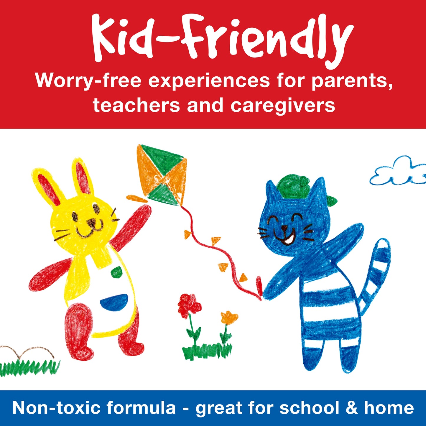 Faber-Castell Little Creatives Easy Grasp Bulb Crayons Set of 4