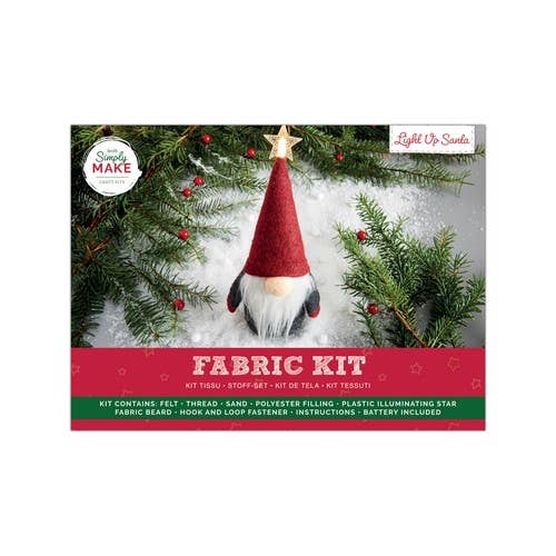 Fabric Kit "Light Up Santa"