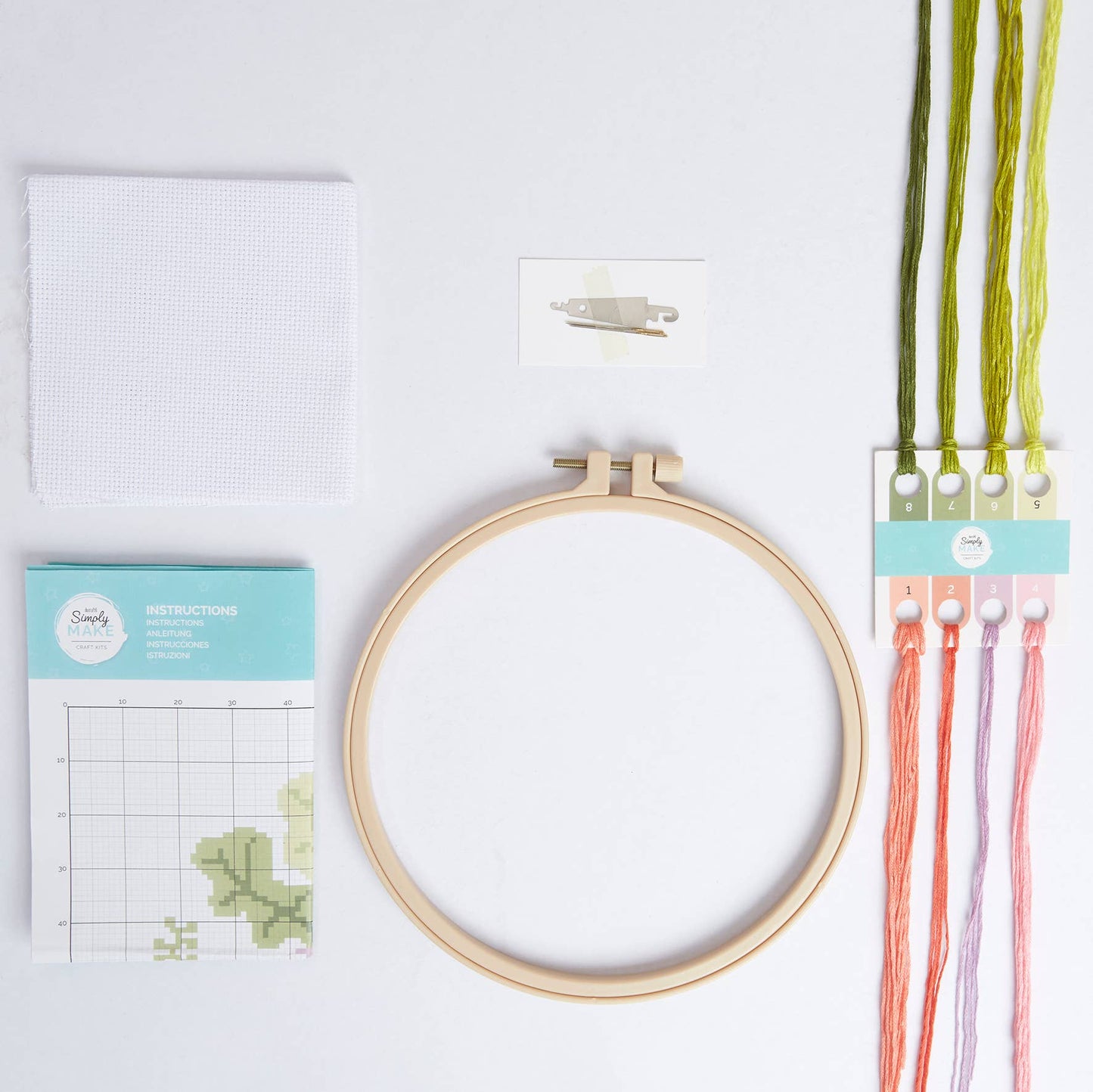 Simply Make Cross Stitch Craft Kit - Vases Design