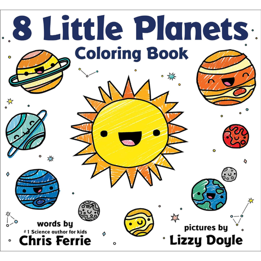 8 Little Planets Colouring Book