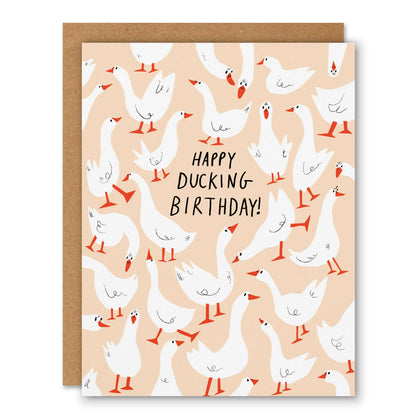 🇨🇦 "Ducking Birthday" Greeting Card