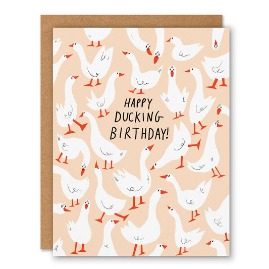 🇨🇦 "Ducking Birthday" Greeting Card