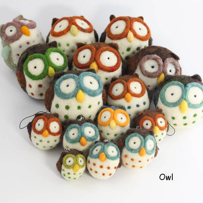 Woolbuddy Needle Felting Kit "Owl"