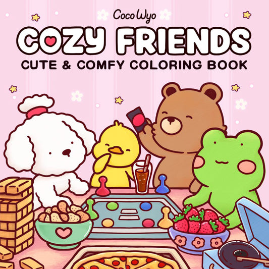 Coco Wyo "Cozy Friends" Colouring Book