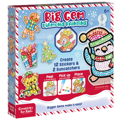 Holiday Big Gem Diamond Painting for Kids