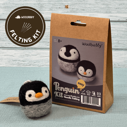 Woolbuddy Needle Felting Kit "Penguin"