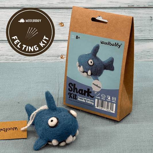 Woolbuddy Needle Felting Kit "Shark"