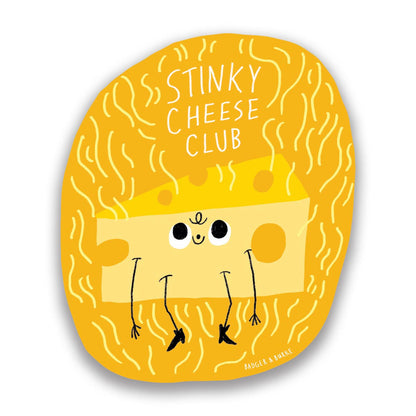 "Stinky Cheese Club" Sticker