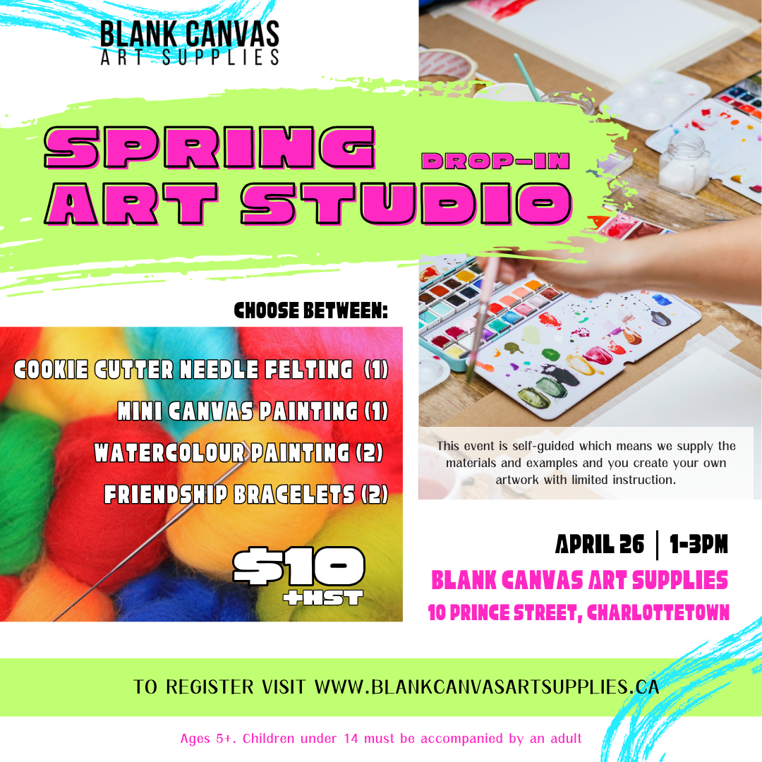 Drop-in Workshop: Spring Art Studio April 26th