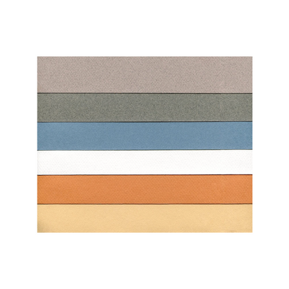 Canson Mi-Teintes Pastel Pad Assorted Colours 9” x 12” 98lb Fold Over 24 sheets