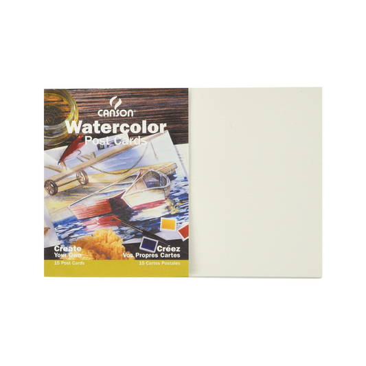 Canson Montval Watercolour Post Cards 5x7" Pack of 15