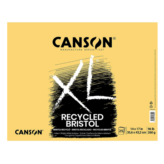 Canson XL Recycled Bristol Pad 14x17" 96lb 25 sheets