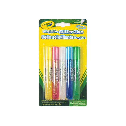 Crayola Washable Glitter Glue Set of 5