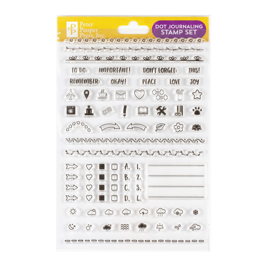 Dot Journaling Clear Stamp Set